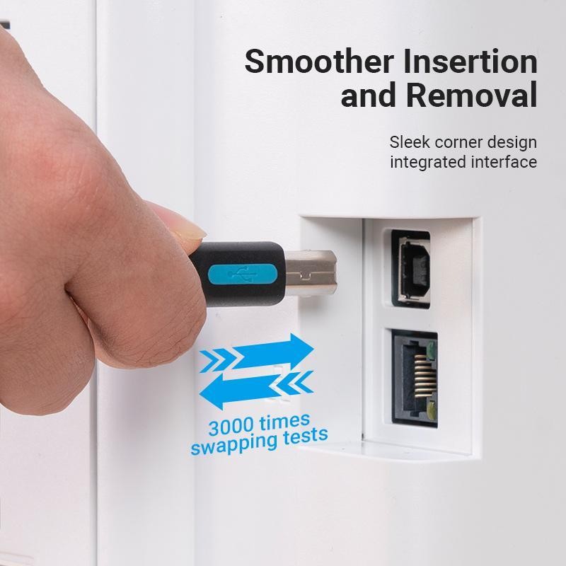 Vention COQ Kabel Printer & Scanner - USB 2.0 Male to USB-B Male Cable - Image 3