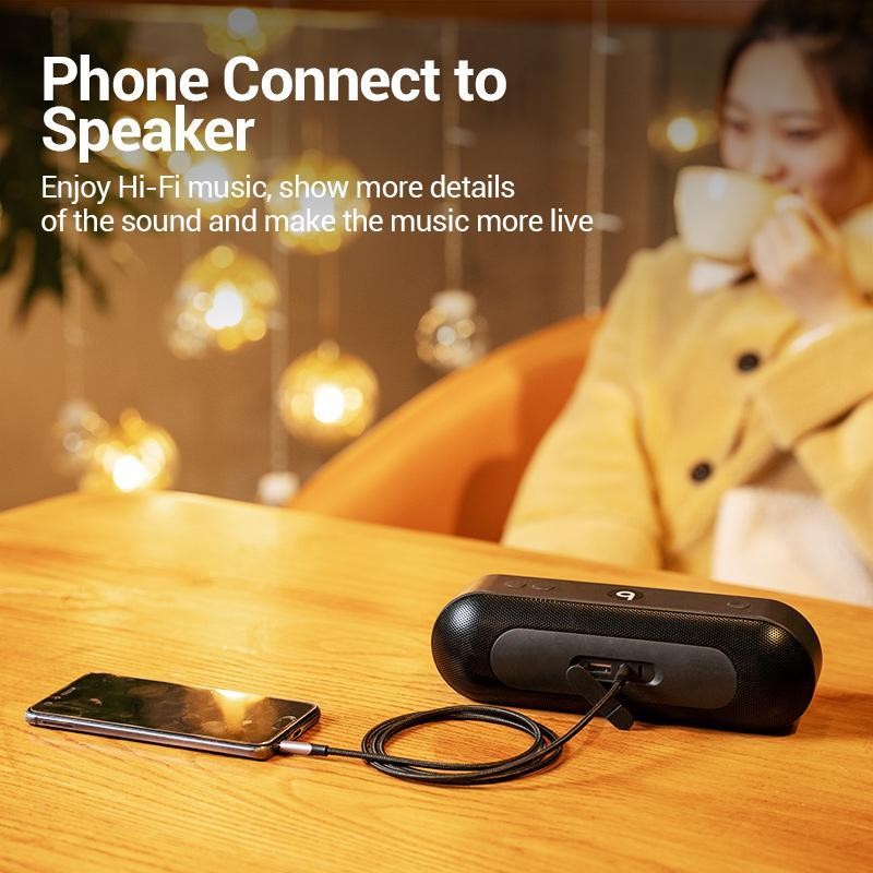 Vention BAQ Kabel TRRS AUX 3.5mm Braided - Audio Male to Male Cable - Image 2