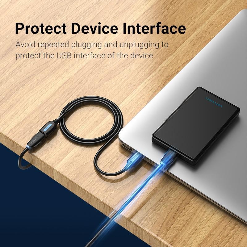 Vention CBI Kabel Extension Male to Female Cable USB 2.0 - Image 3