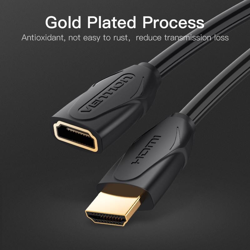 Vention VAA-B06 Kabel Extension Gold Plated - Extension Male to Female Cable - Image 2