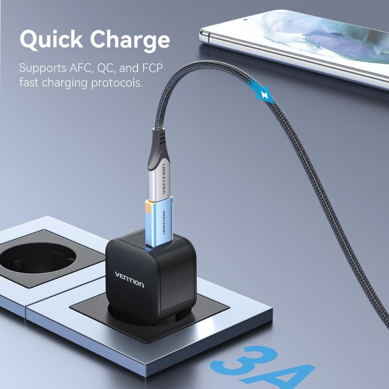 Vention CUA OTG Adapter USB 3.1 Type-A Male to Female USB-C - Image 3