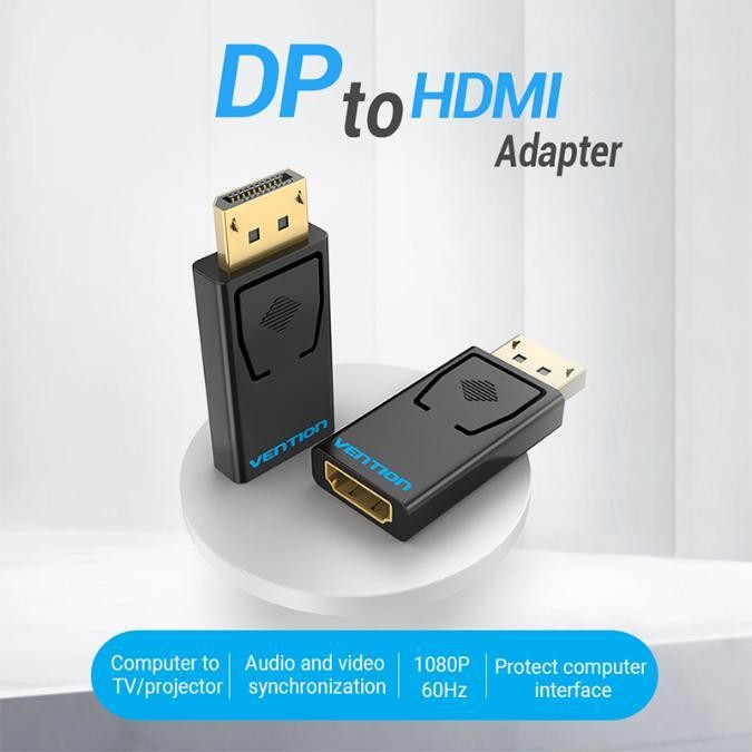 Vention HBK Converter DisplayPort DP to HDMI Female Full HD 1080p - Image 2