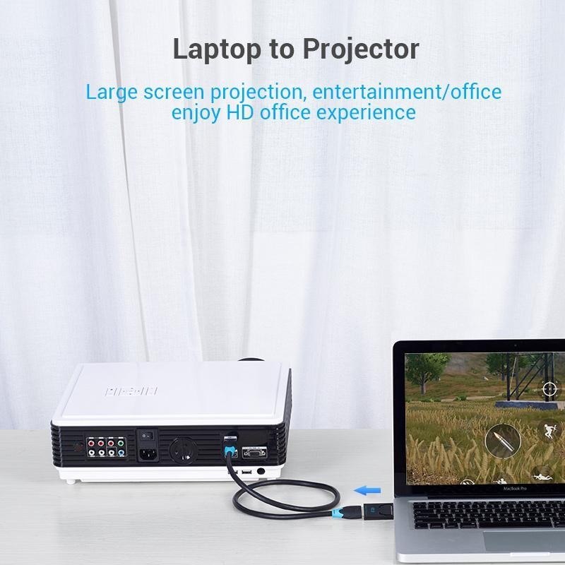 Vention HBK Converter DisplayPort DP to HDMI Female Full HD 1080p - Image 3