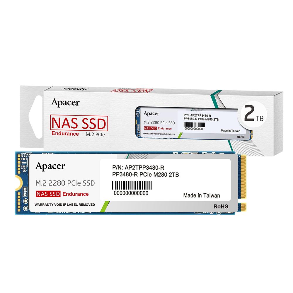 Apacer SSD NAS PP3480-R M.2 2280 Pcie Gen3 Nvme 2TB - M2 2 TB - Image 2