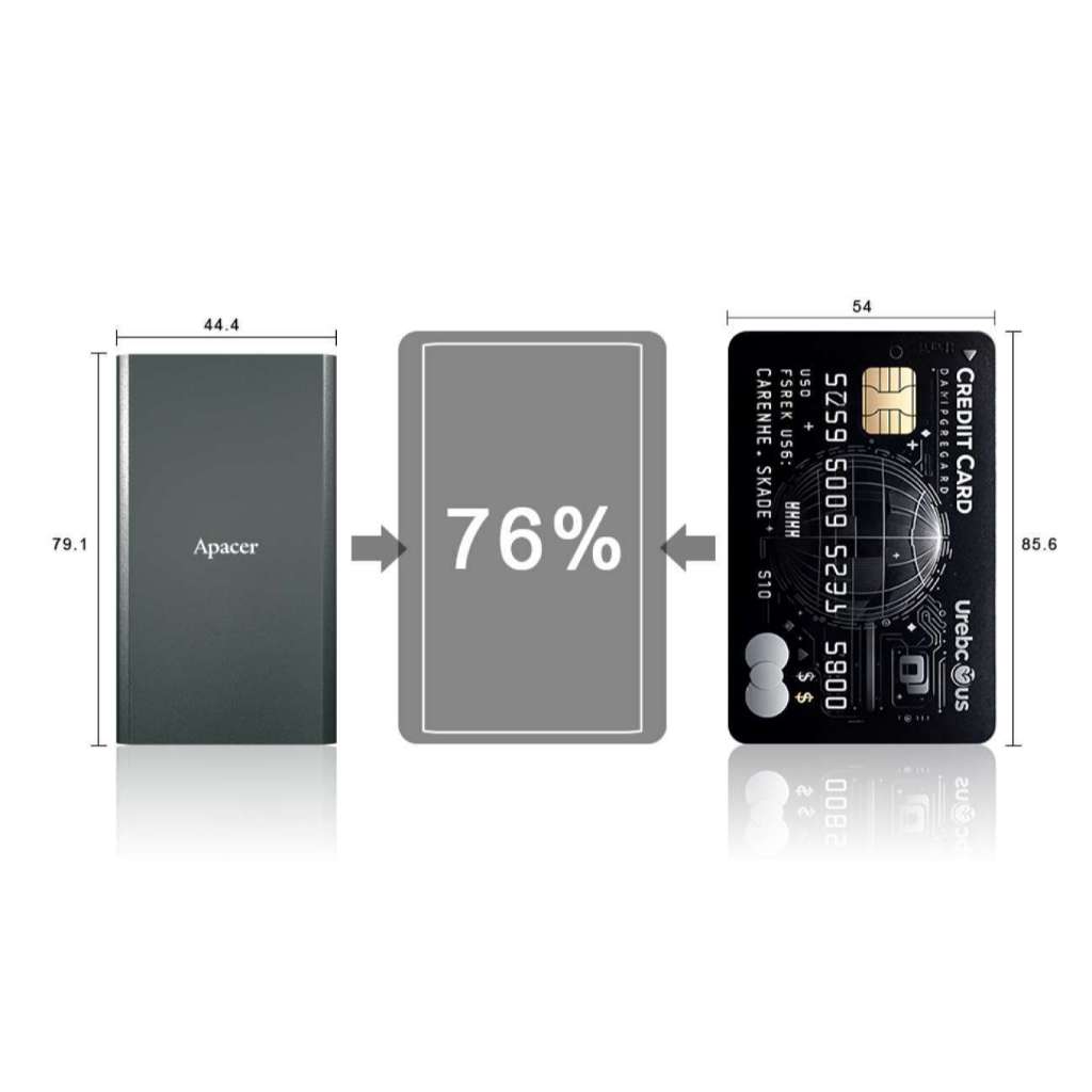 Apacer AS723 SSD External Portable 512GB - USB-C 3.2 - Image 3