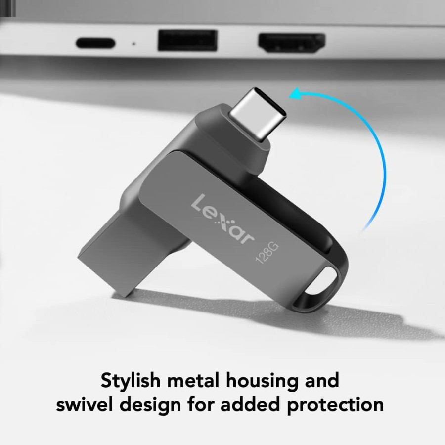 FlashDisk Lexar OTG Jumpdrive D400 32GB - Flash Disk 32 GB USB-C 3.1 - Image 4