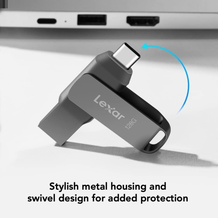 FlashDisk Lexar OTG Jumpdrive D400 256GB - Flash Disk 256 GB USB-C 3.1 - Image 4