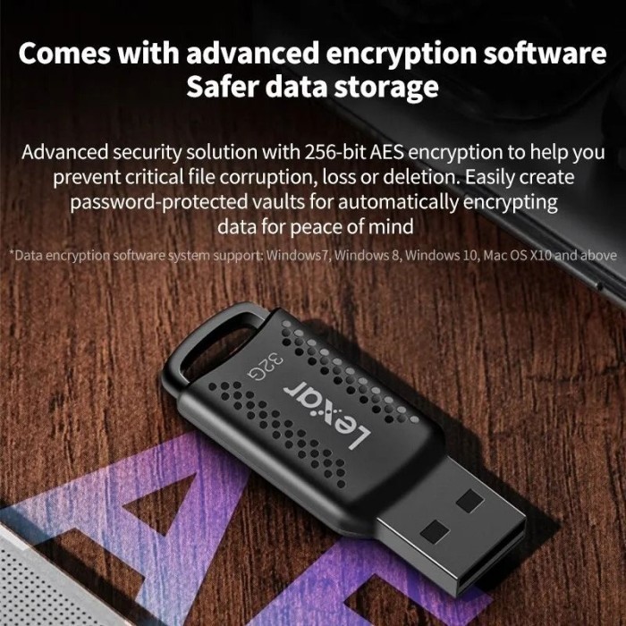 FlashDisk Lexar V400 Jumpdrive 64GB - Flash Disk 64 GB USB 3.0 - Image 4