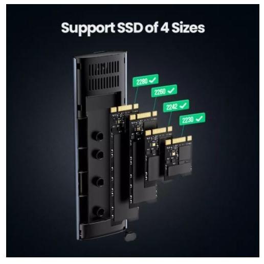 UGreen Enclosure 10902 M.2 NVMe Case External Type-C - Image 4