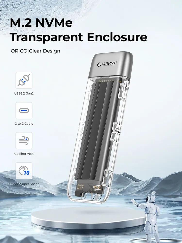 Orico TXM2-C3 Case External M.2 NVMe SSD Enclosure USB-C - Image 2