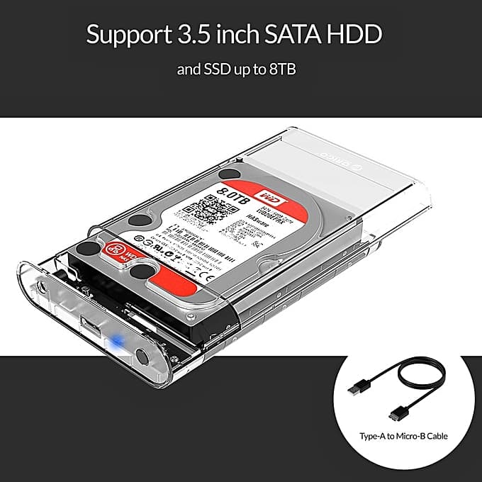 ORICO External Case Hardisk PC Portable 3139U3 3.5 USB 3.0 Enclosure - Image 3