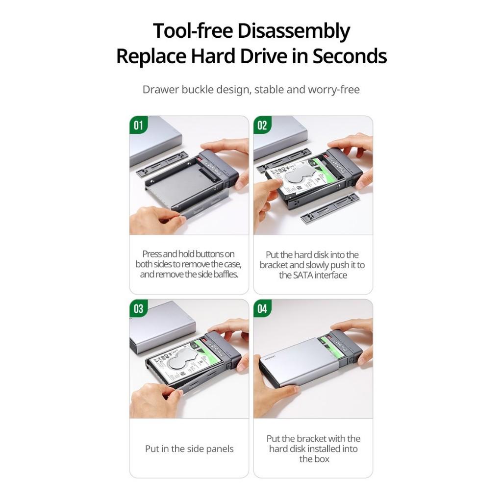 UGREEN ENCLOSURE SATA RAID 80857 - Image 4