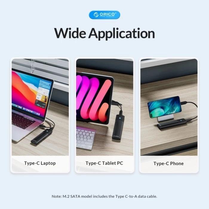 Orico PWM2-G2 Case External SSD M.2 2280/ 2242 Nvme Enclosure - Image 4