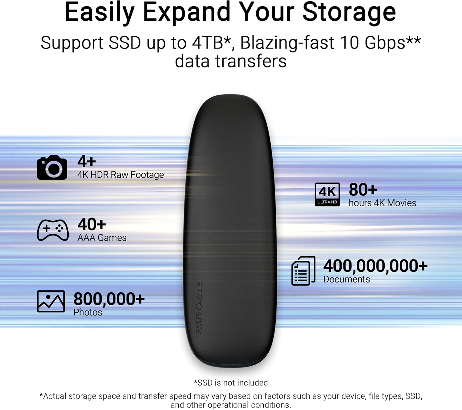 Asus Cobble SSD Enclosure M.2 NVMe External Case USB 3.2 Type-C - Image 2