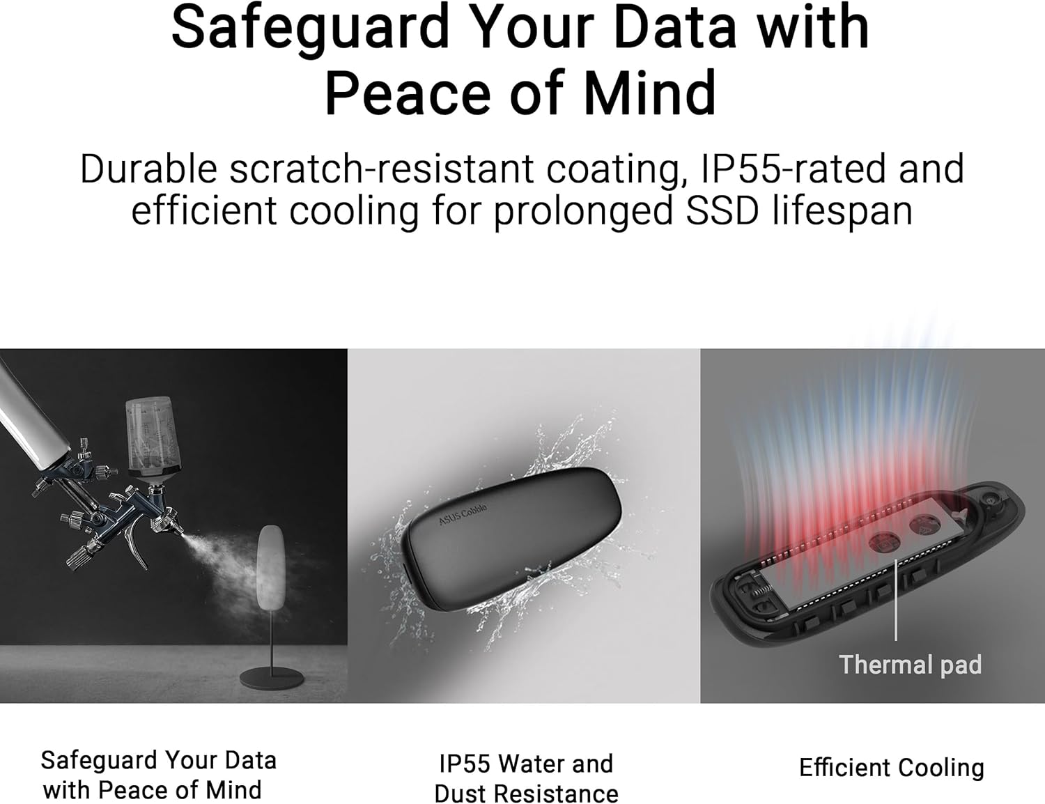 Asus Cobble SSD Enclosure M.2 NVMe External Case USB 3.2 Type-C - Image 4