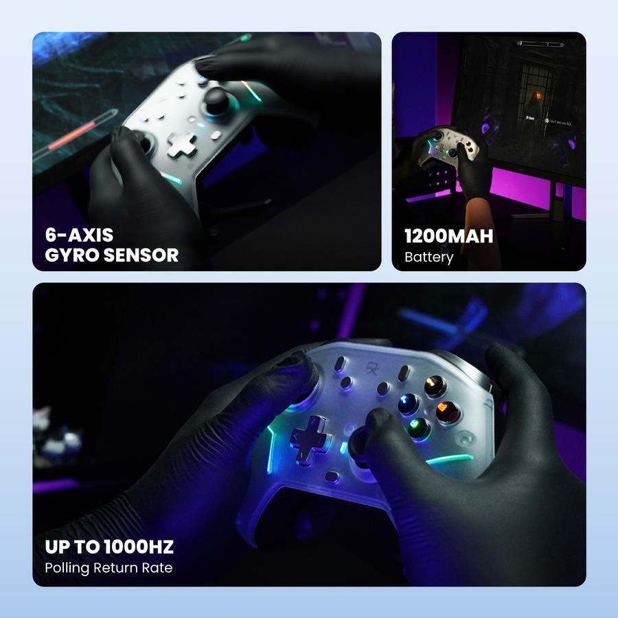 Gamepad Rexus Daxa Dyron AX9 TMR Joystick & Optical Trigger - Wireless Gaming Controller PC/ PS/ Android - Image 5