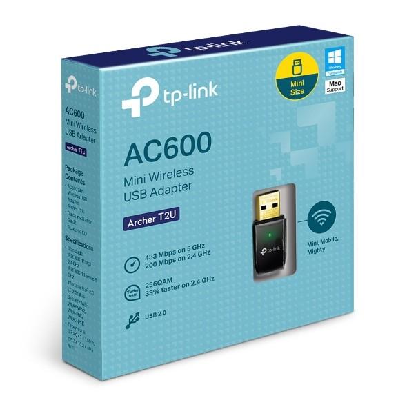 TP-LINK ARCHER T2U AC600 Wireless Dual Band USB Adapter - Image 5
