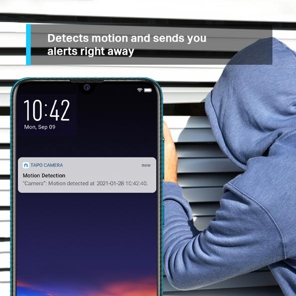 TP-LINK Tapo C210 Pan/ Tilt Home Security Wi-Fi IP Camera CCTV 3MP - Image 6