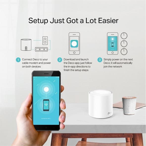 TP-LINK Deco X20 AX1800 Whole Home Mesh Wifi 6 System 2-pack - Image 4