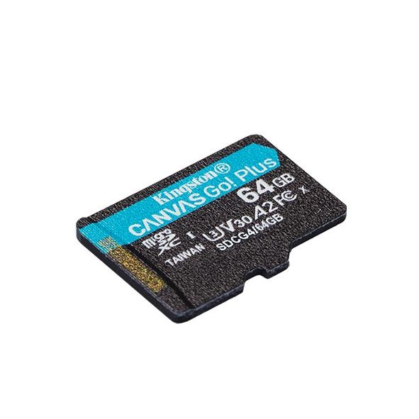 Kingston Canvas Go Plus Gen4 MicroSDXC UHS-I A2 V30 64GB - Micro SD 64 GB - Image 3