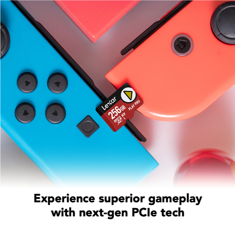 Lexar Play Pro Gaming MicroSDXC Express Card 256GB UHS-I V30 - MicroSD/ Nintendo/ HP - Image 3
