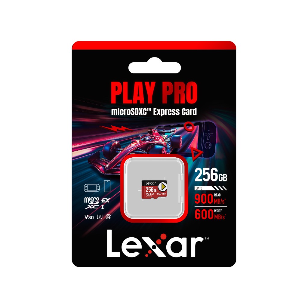 Lexar Play Pro Gaming MicroSDXC Express Card 256GB UHS-I V30 - MicroSD/ Nintendo/ HP - Image 8