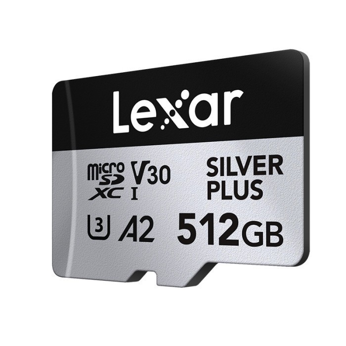 Lexar Professional Silver Plus MicroSDXC A2 512GB - Micro SD + Adapter - Image 2