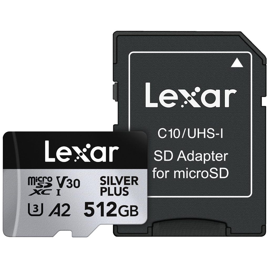Lexar Professional Silver Plus MicroSDXC A2 512GB - Micro SD + Adapter - Image 3