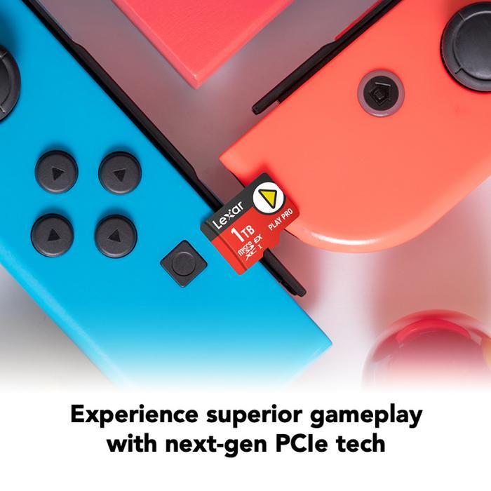 Lexar Play Pro Gaming MicroSDXC Express Card 1TB UHS-I V30 - MicroSD/ Nintendo/ HP - Image 3