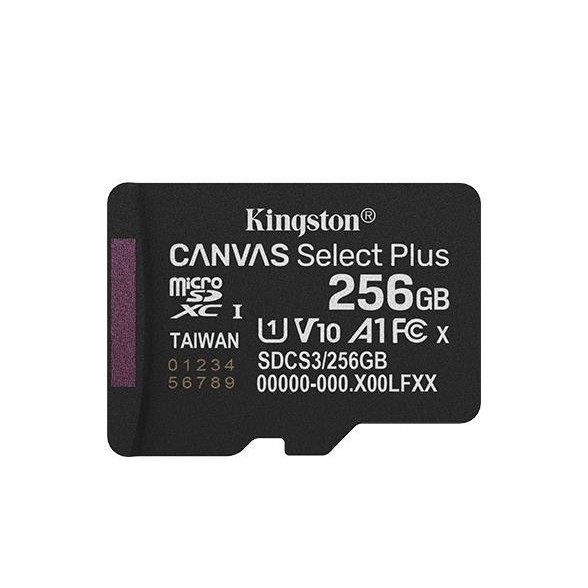 Kingston Canvas Select Plus Gen3 MicroSDXC UHS-I A1 V10 256GB - Micro SD 256 GB - Image 2