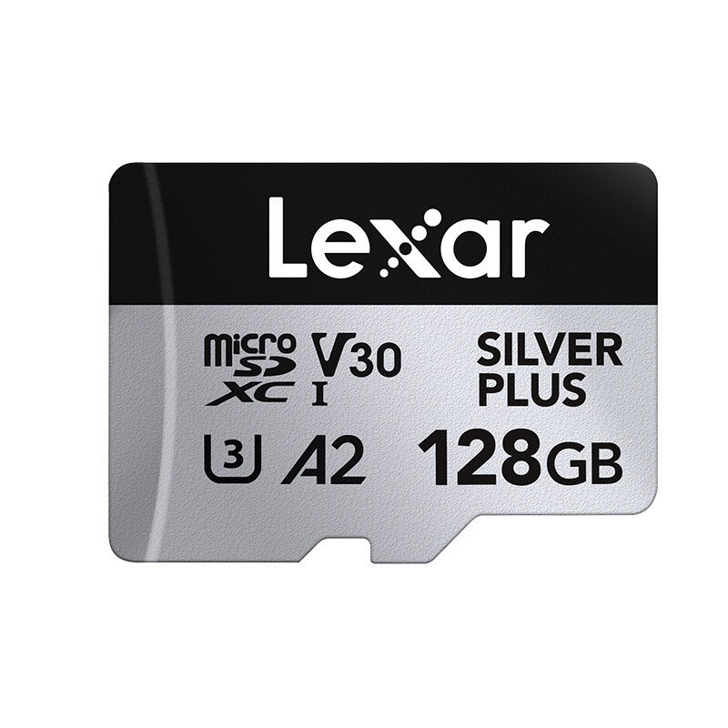 Lexar Professional Silver Plus MicroSDXC A2 128GB - Micro SD + Adapter - Image 2