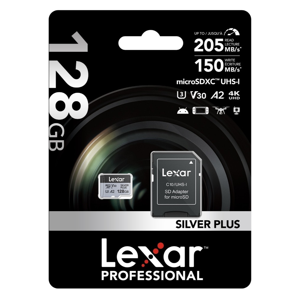 Lexar Professional Silver Plus MicroSDXC A2 128GB - Micro SD + Adapter - Image 6
