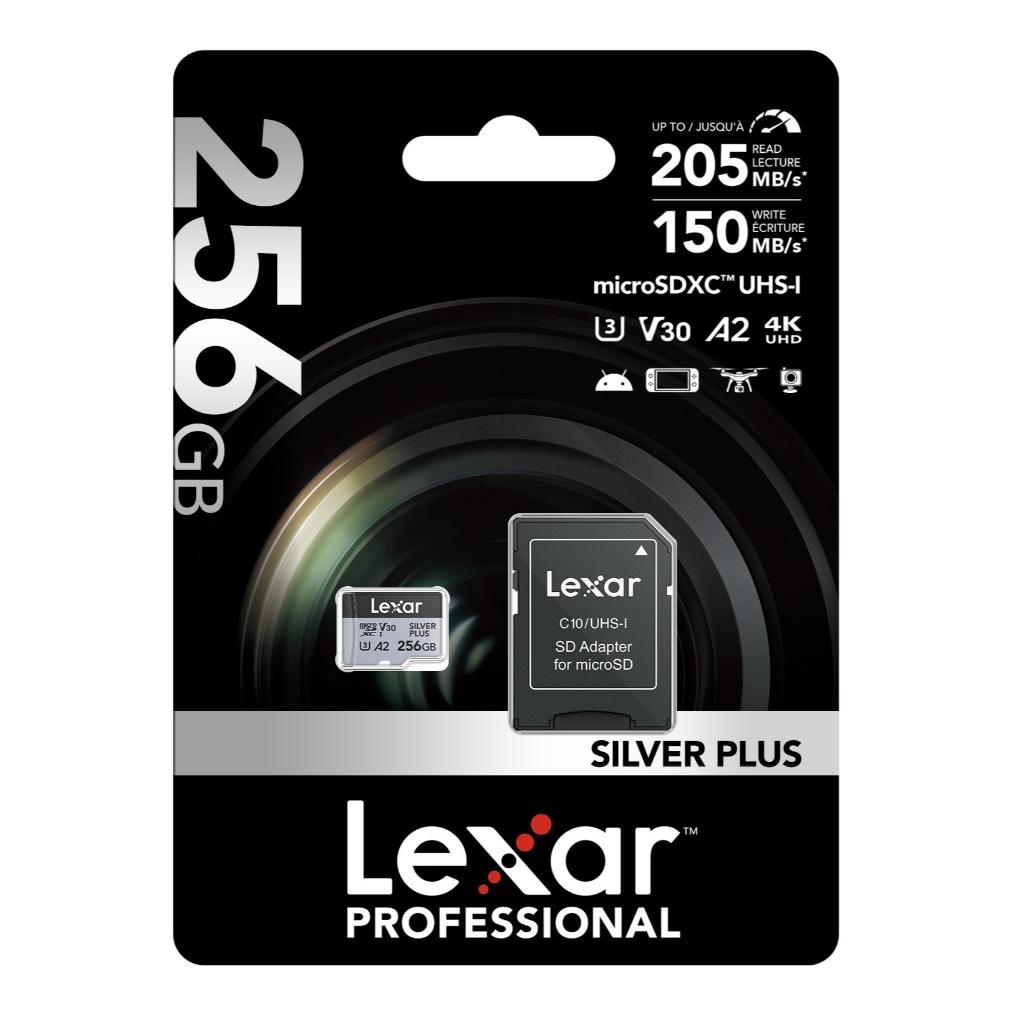 Lexar Professional Silver Plus MicroSDXC A2 256GB - Micro SD + Adapter - Image 5