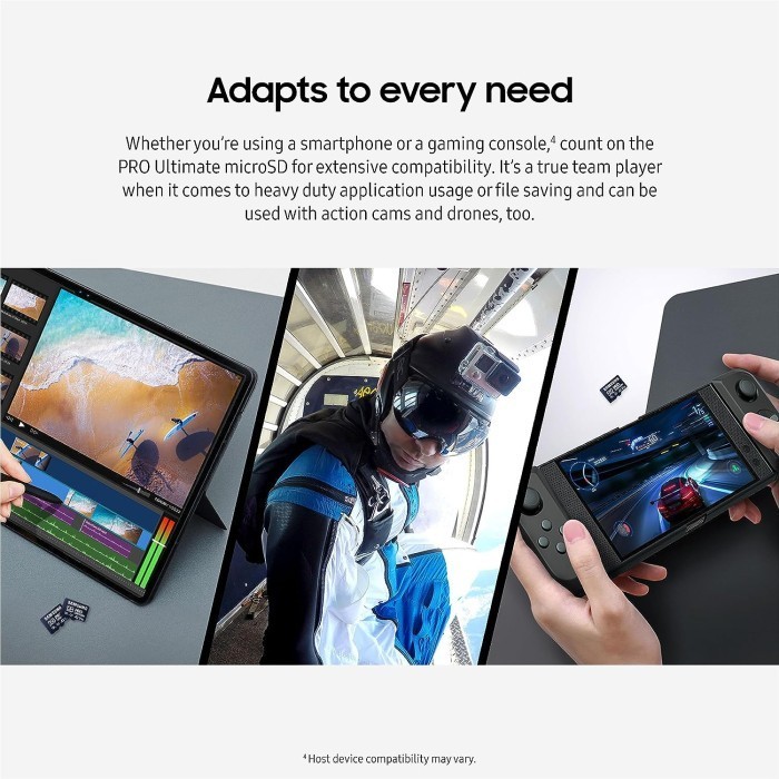 Samsung Pro Ultimate MicroSDXC 128GB 4K - Micro SD + Adapter - Image 4