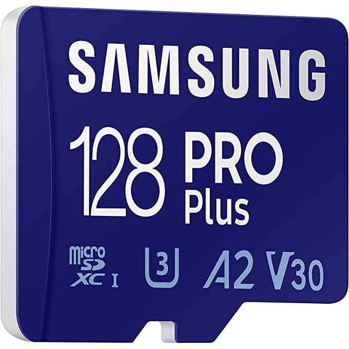 Samsung Pro Plus MicroSDXC A2 128GB - Micro SD + Adapter - Image 3