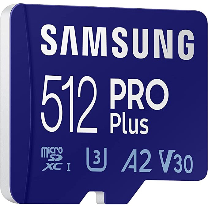 Samsung Pro Plus MicroSDXC A2 512GB - Micro SD + Adapter - Image 3