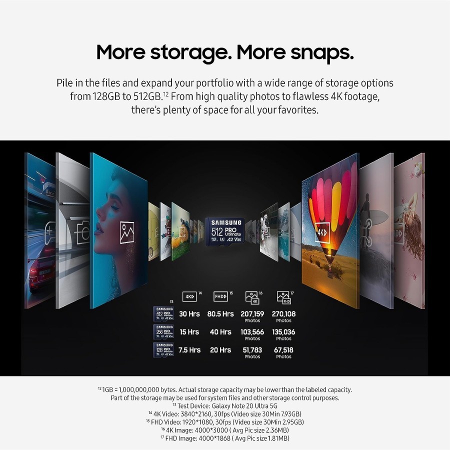 Samsung Pro Ultimate MicroSDXC 512GB 4K - Micro SD + Adapter - Image 2