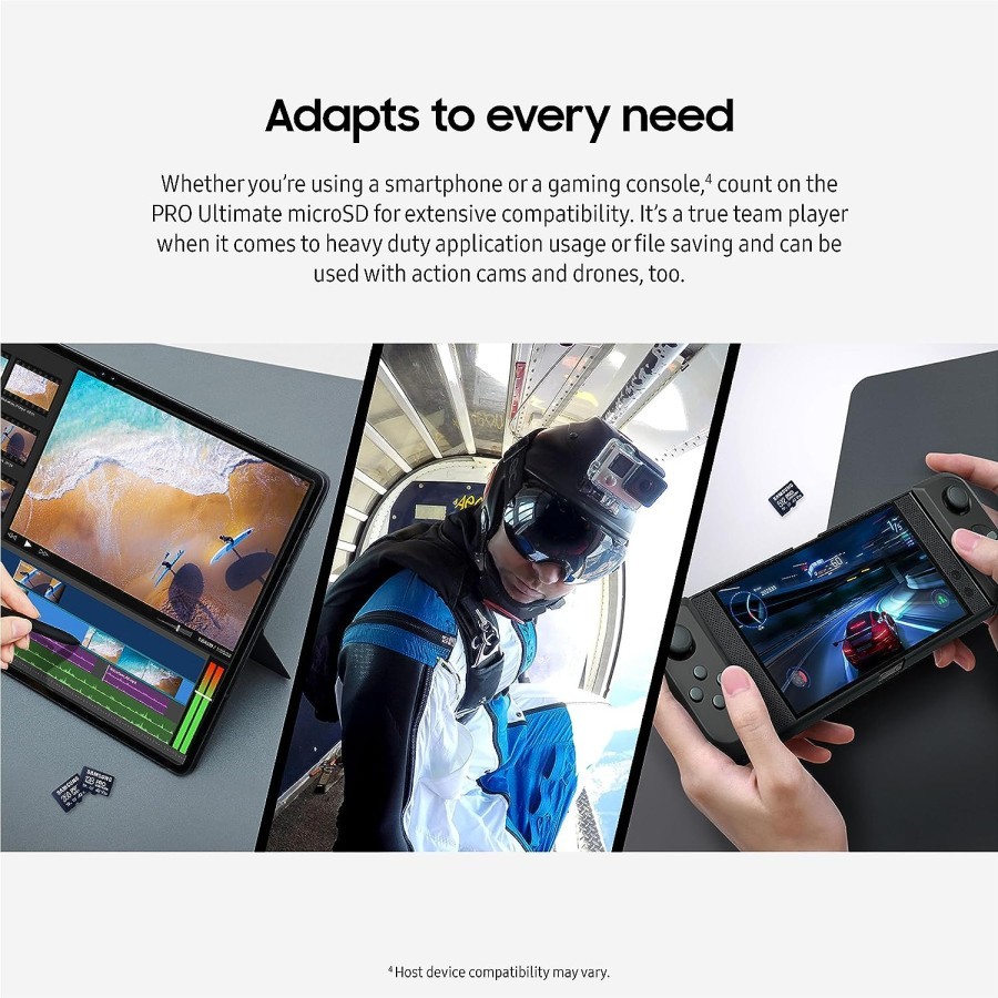 Samsung Pro Ultimate MicroSDXC 512GB 4K - Micro SD + Adapter - Image 4