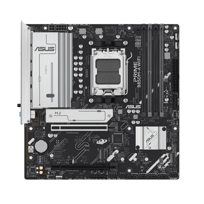Motherboard ASUS PRIME B850M-A WIFI CSM (AM5, AMD, B850, DDR5, USB3.2, SATA3) - Image 2