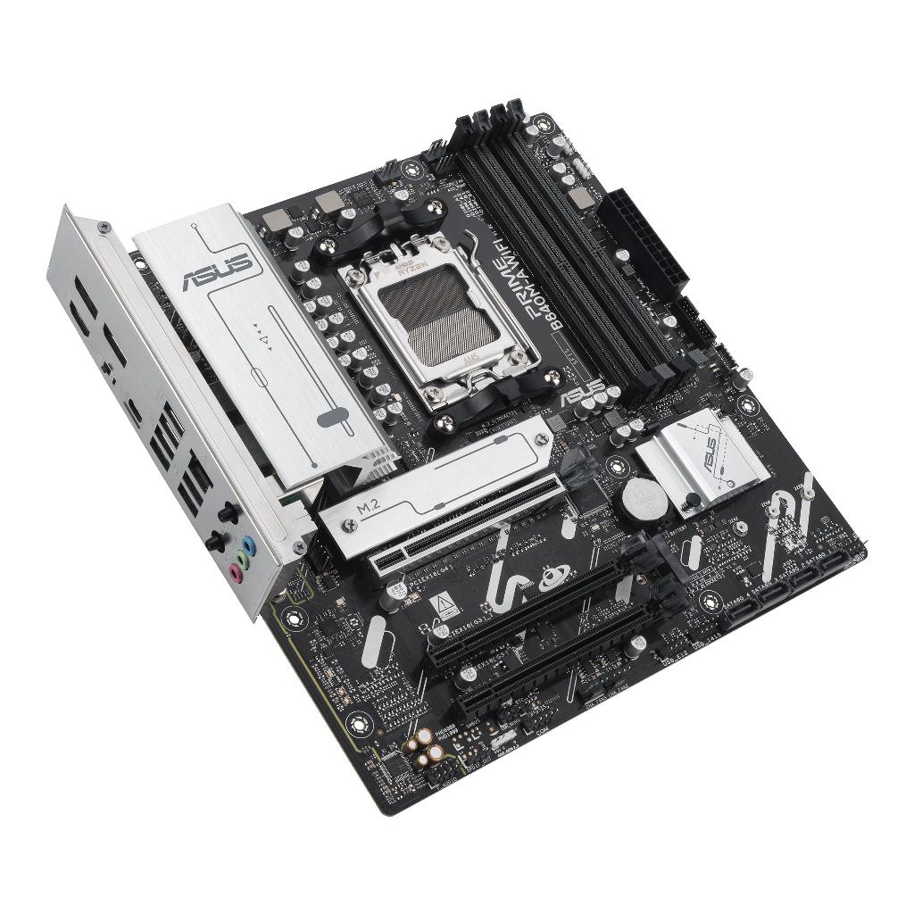 Motherboard ASUS PRIME B840M-A WIFI-CSM (AM5, AMD, B840, DDR5, USB3.2, SATA3) - Image 3