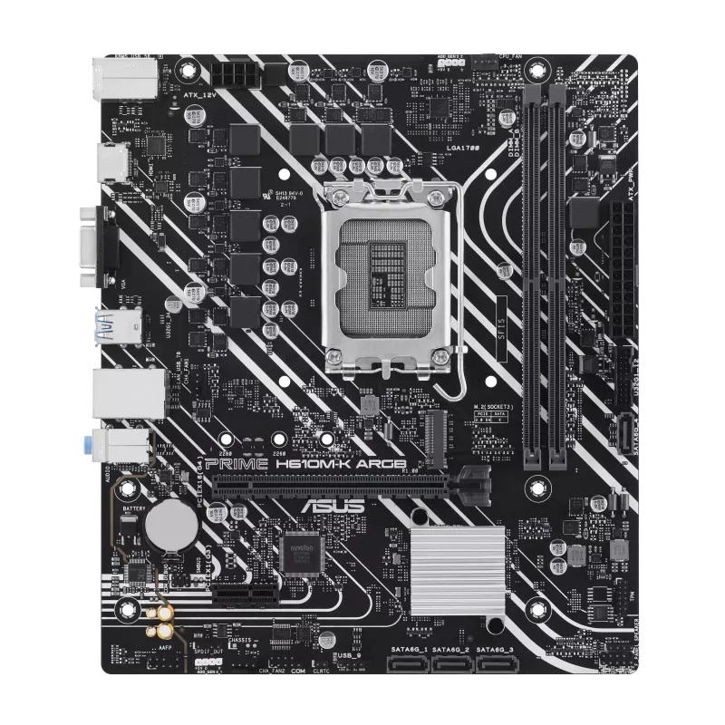 Motherboard ASUS PRIME H610M-K ARGB (LGA1700, H610, DDR5, USB3.2) - Image 2