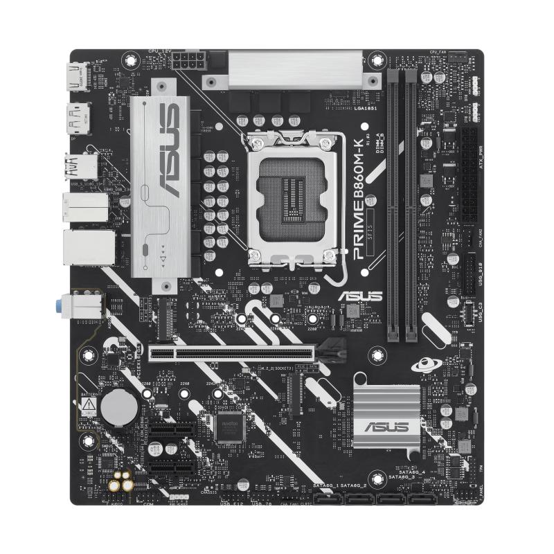 Motherboard ASUS PRIME B860M-K-CSM (LGA1851, B860, DDR5, USB3.2, SATA3) - Image 2