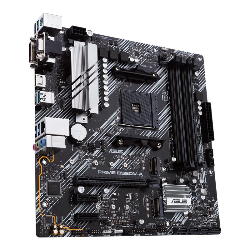 Motherboard ASUS PRIME B550M-A (AM4, AMD, B550, DDR4, USB3.2, SATA3) - Image 2