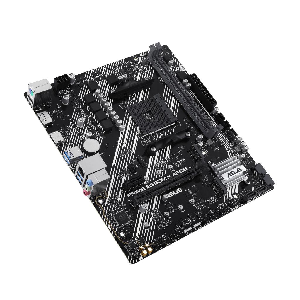 Motherboard ASUS PRIME B550M-K ARGB (AM4, AMD, B550, DDR4, USB3.2, SATA3) - Image 2