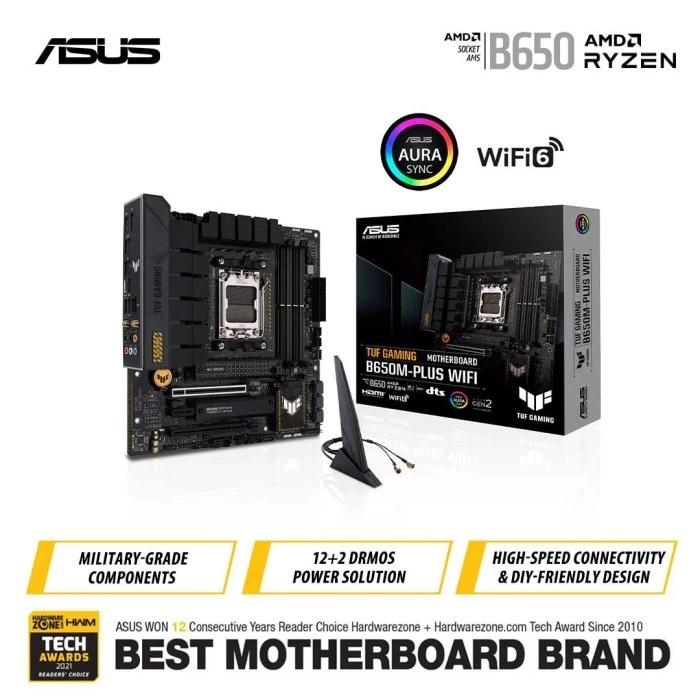 Motherboard Asus TUF Gaming B650M PLUS WIFI (AM5,AMD,B650,DDR5,USB3.2) - Image 2
