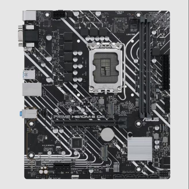Motherboard ASUS PRIME H610M-E D4 CSM (LGA1700, H610, DDR4, USB3.2) - Image 2