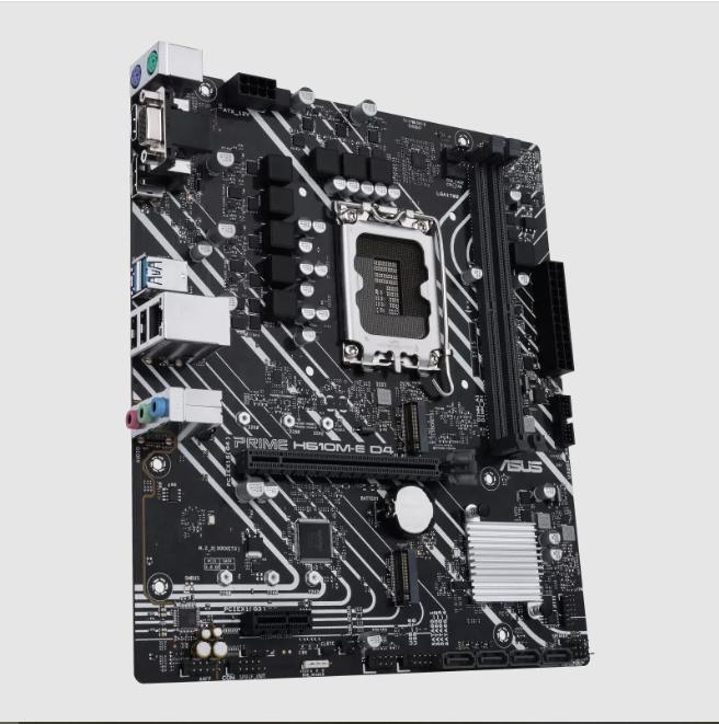 Motherboard ASUS PRIME H610M-E D4 CSM (LGA1700, H610, DDR4, USB3.2) - Image 3
