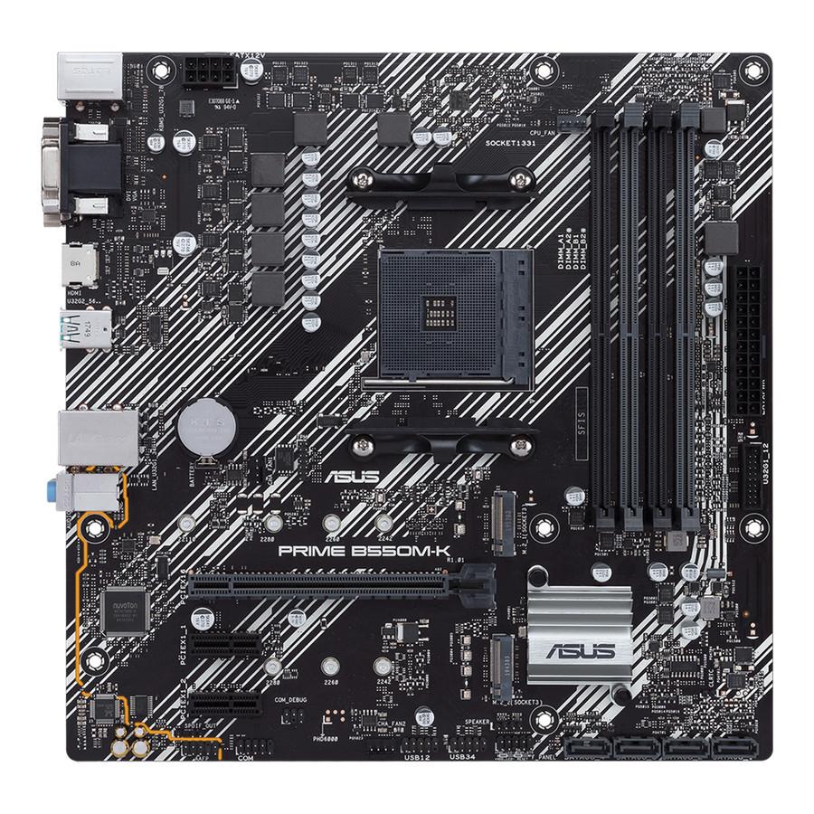 Motherboard ASUS PRIME B550M-K (AM4, AMD, B550, DDR4, USB3.2, SATA3) - Image 2