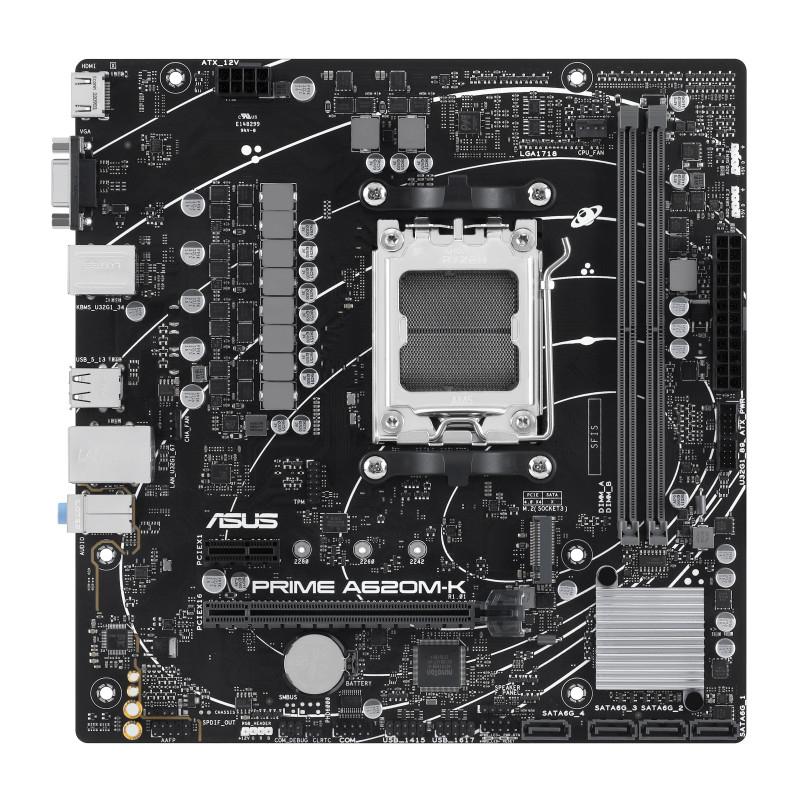 Motherboard ASUS PRIME A620M-K (AM5, AMD, A620, DDR5, USB3.2, SATA3) - Image 2