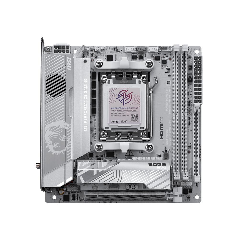 Motherboard MSI MPG X870I EDGE TI EVO WIFI (AM5, AMD, X870, DDR5, USB3.2, SATA3) - Image 2